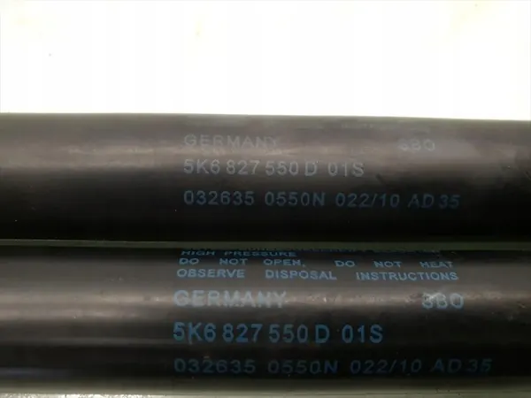 VW Golf Takaluukun Iskunvaimennin 2010 5K6827550D image 5