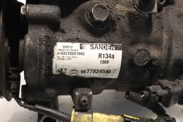 Compresseur de Climatisation Peugeot 508 I Lift 2.0 BlueHDI OEM 9677824580 image 7