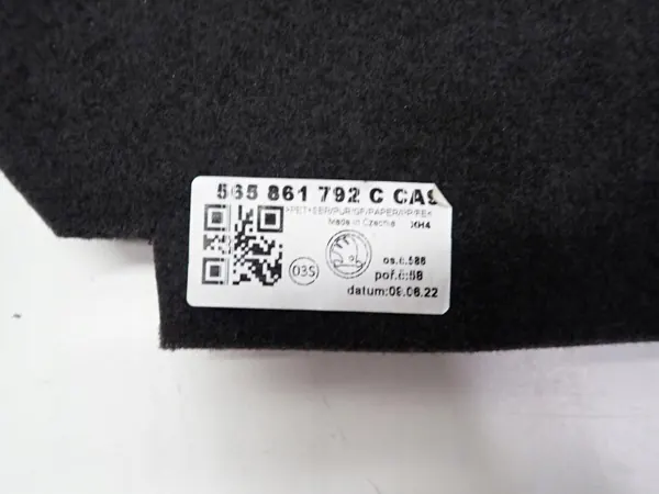 Takakonttimatto OEM 565861792C Skoda Kodiaq:lle image 3