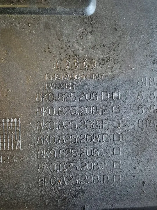 Audi A4 B8 S8 A5 S5 Höger Underbensskydd 8K0825208D image 3