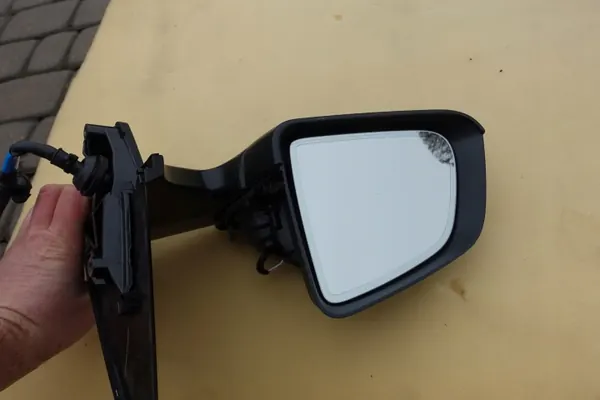 Tesla Model Y Left Mirror Mount OEM P1647719-00-C image 4