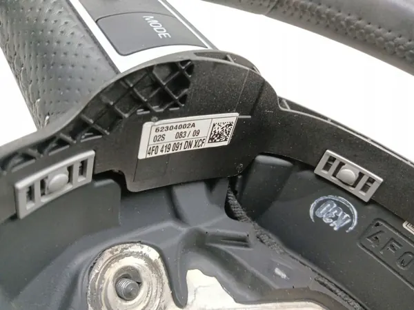 Audi A6 C6 Airbag Stuur OEM 4F0419091DN Leer S-Line image 3