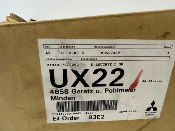Mitsubishi OE MB527299 Vänster framblinkram image 5