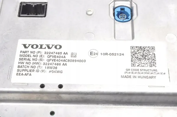OEM 32247465 Navigointinäyttö Volvo S90 V90 XC60 image 4
