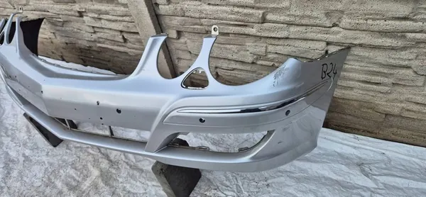 MERCEDES E-KLASSE W211 LIFT 06-09 Voorbumper PDC Chrome OEM image 4