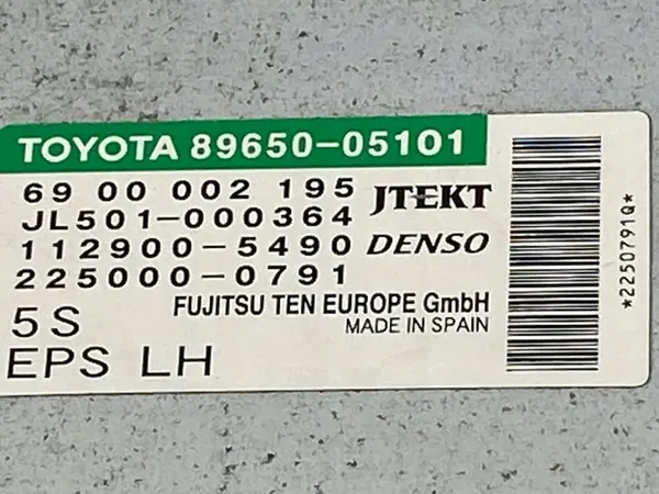 Module direction assistée Toyota Avensis OEM 8965005101 image 5