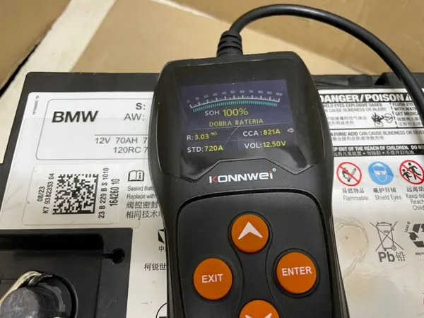 AGM Start-Stop Akku OEM 9382269 12V 70Ah BMW image 6