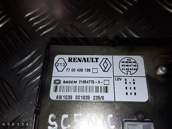 Écran d'affichage Renault Scenic OEM 7700438136 image 4