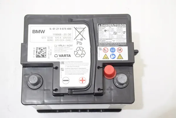 BMW AGM Batterie 50Ah 570A Original 2020 image 6