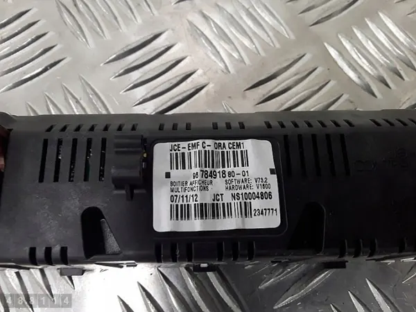 Peugeot RCZ näyttöruutu OEM 967849188001 image 4