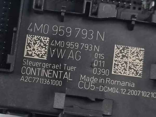 Module de porte Audi e-tron 2021 OEM 4M0959793N image 3