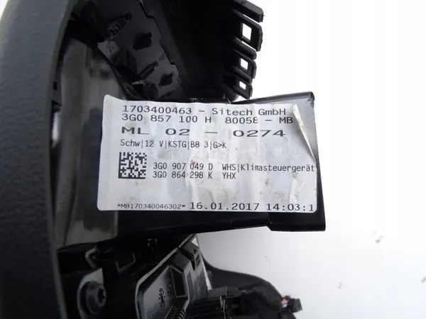 OEM 3G0857100H Ventilation centrale arrière pour VW Passat B8 image 7