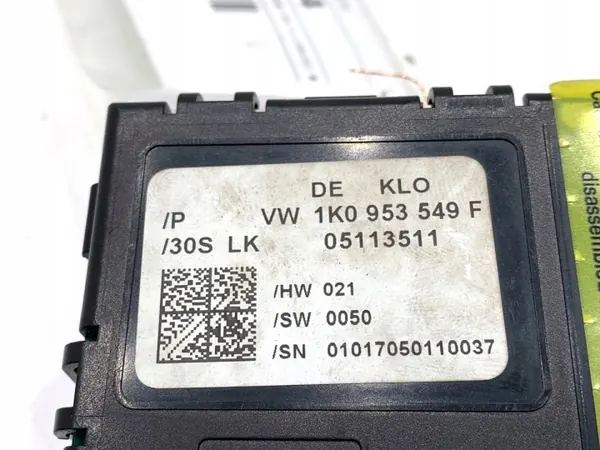 Sensor ângulo direção VW Golf V 1K0953549F OEM image 5