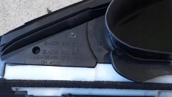 Mercedes-Benz OEM A2386708700 Vidro traseiro esquerdo image 4