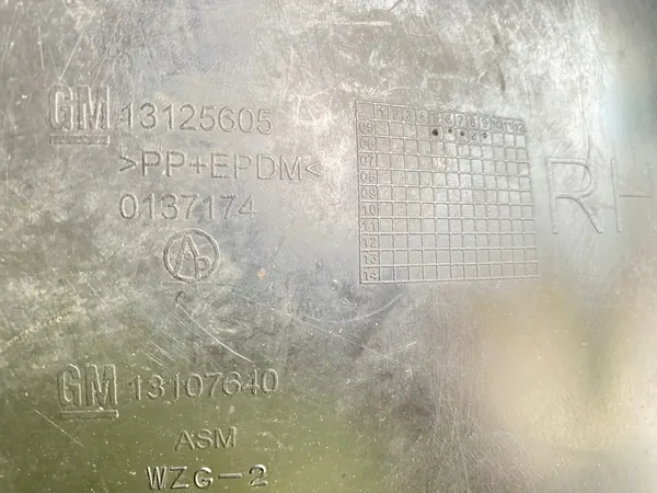 Right Front Wheel Arch Opel Astra III H 04-2014 image 5