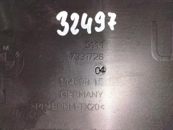 Supporto per targa anteriore BMW 5 F10 F11 LIFT LCI 13- OEM image 6