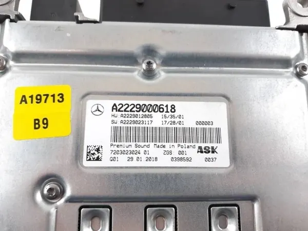 Mercedes Burmester Förstärkare OEM A2229000618 image 5
