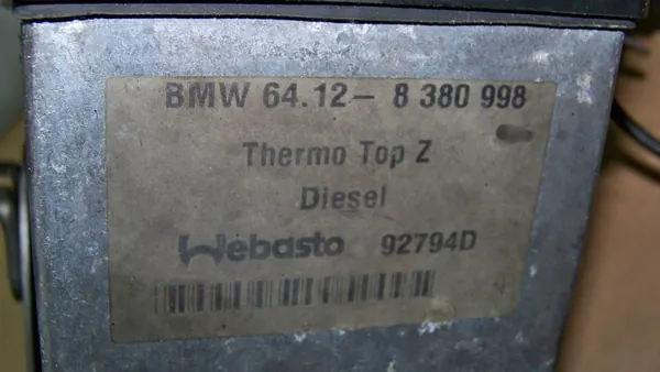 BMW X5 E53 3.0 D Webasto Heater image 6