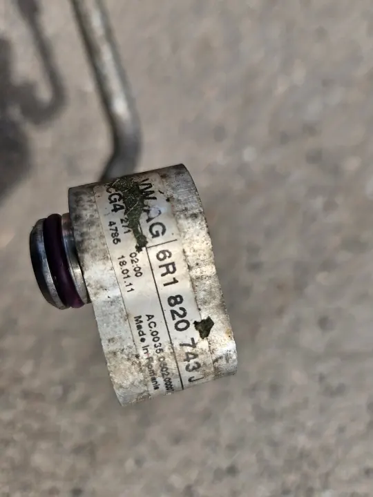 AC Pipe Skoda Fabia II 6R1820743J OEM image 3