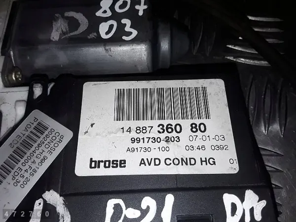 Peugeot 807 raamregelaar OEM 1488736080 image 6