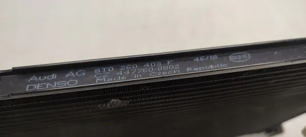 Audi A4 B8 A5 Q5 AC-kylare OEM 8T0260403F image 6
