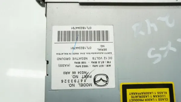 Mazda MX5 NC Radio-panel OEM 14793326 - Begagnad image 3