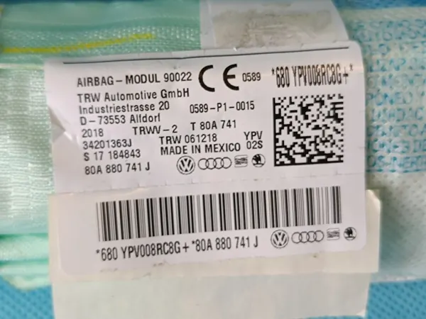 OEM 80A880741J Airbag rideau gauche pour Audi Q5 II image 7