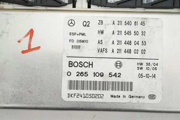 Module de Contrôle ESP Mercedes A2115406145 image 3