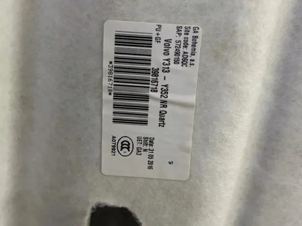 Ciel de toit Volvo V60 OEM 39816718 - État utilisé image 3