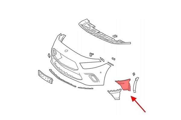 Venus LTD A1778853803 Cubierta de parachoques delantera image 3
