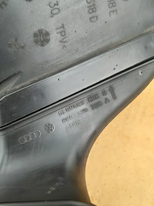 Luchtinlaatkanaal Audi A4 B8 Lift, A5 8T Lift image 4