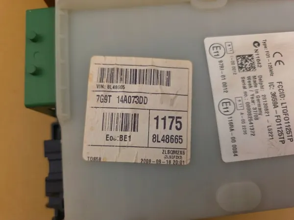 Ford BCM-moduuli OEM 7G9T-14A073-DD Käytetty image 3