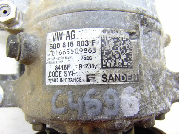Compressore Aria Condizionata VW Golf VII Octavia III 5Q0816803F image 4