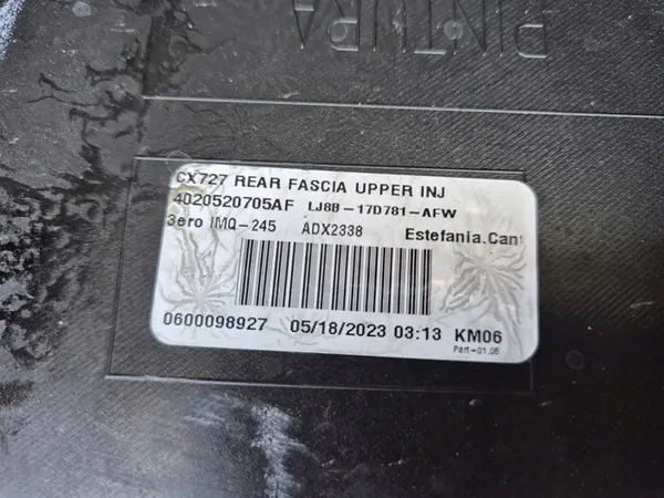 Ford Mustang MachE 21- paraurti posteriore MACH-E G1 image 7