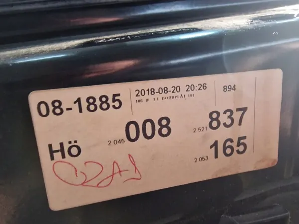 Marco de ventana derecho OEM 2521837 Scania R/S NTG/NGS image 5