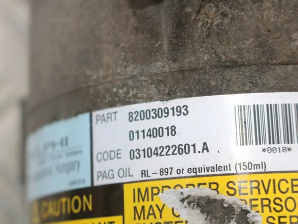 Compressore A/C Renault 8200309193 image 2