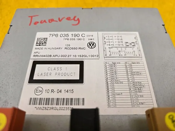 Radio VW Touareg II OEM 7P6035190C - Occasion image 8