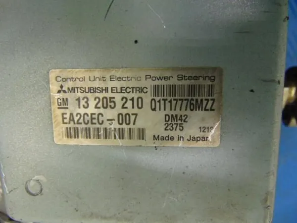 OPEL CORSA C Elektrische Servolenkung 13205208AJ image 7