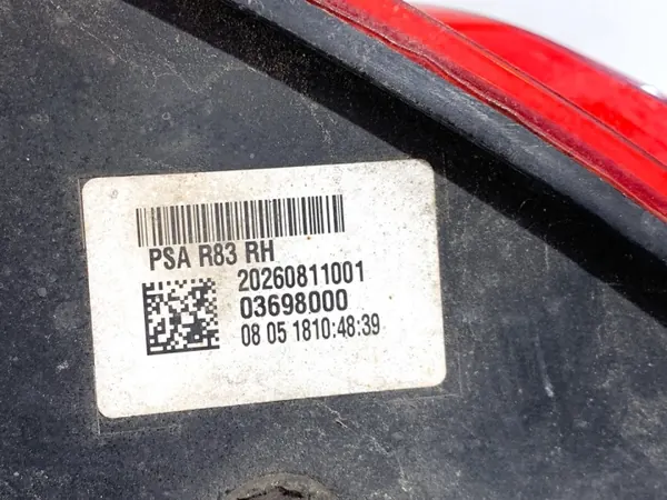 Stoßfängerleuchte rechts hinten Peugeot 508 II OEM LORK-1627-131642 image 5