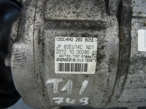 Compresseur AC 4H0260805E Audi A8 D4 3.0 TDI image 4