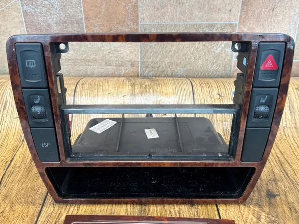 Cadre Radio OEM pour Passat B5 FL - Bois 1 DIN image 4