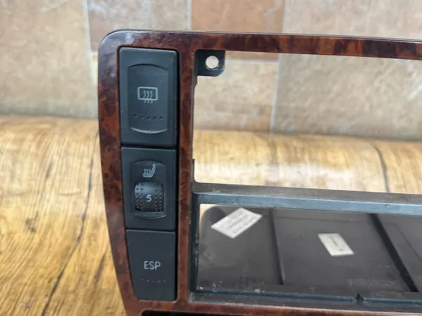 Cadre Radio OEM pour Passat B5 FL - Bois 1 DIN image 9