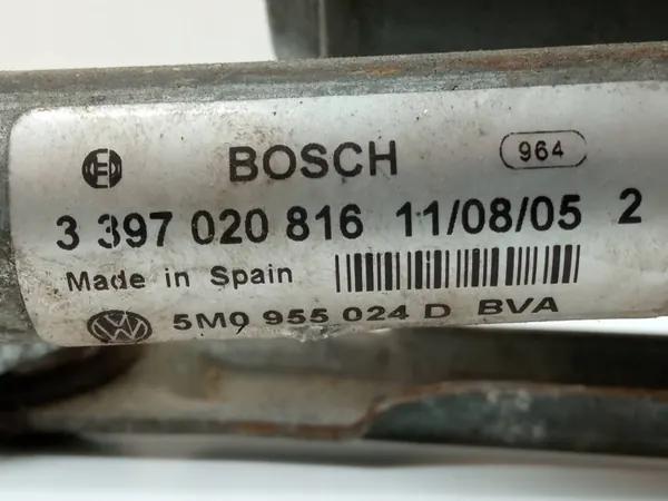 Mécanisme d'essuie-glace avant droit VW Golf V 5M0955120A image 4