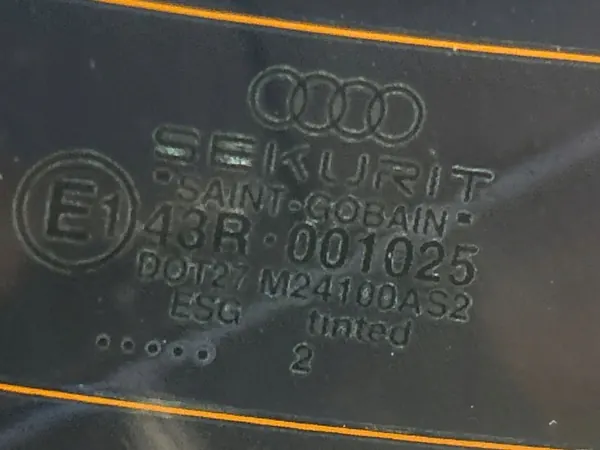 Vidro traseiro Audi A8 S8 D2 OEM 43R001025 image 4