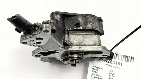 Bomba de vácuo A4B6 VACUM para Audi A4 B6 - Usada image 3