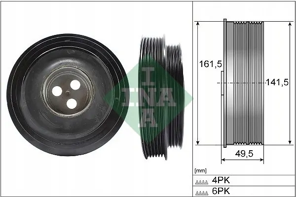 Veivaxelremsskiva Schaeffler INA 544 0166 10 image 10