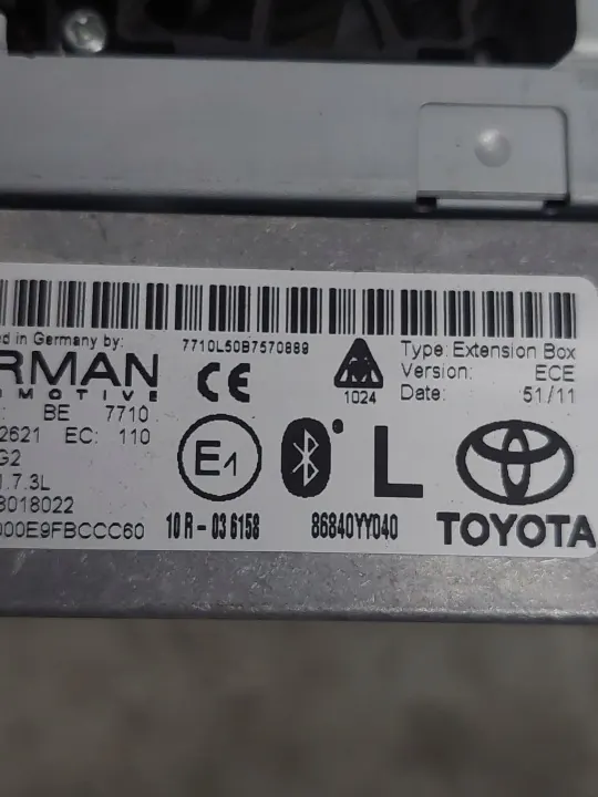 Toyota Avensis T27 Lift Radio Navegación 86140-05010 image 7