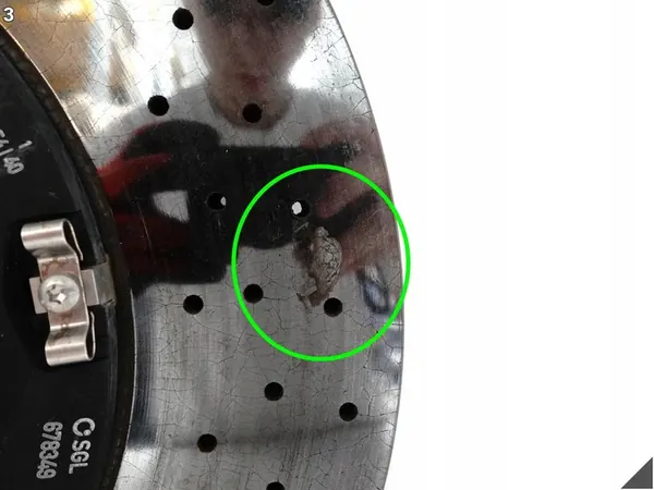 Porsche 991 992 Turbo Voorste Linker Keramische Schijf image 4