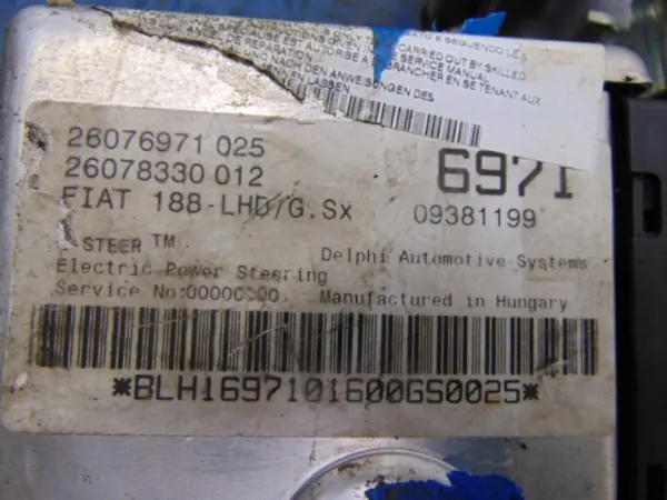 Dirección asistida eléctrica Fiat Punto II OEM 26076971025 image 6