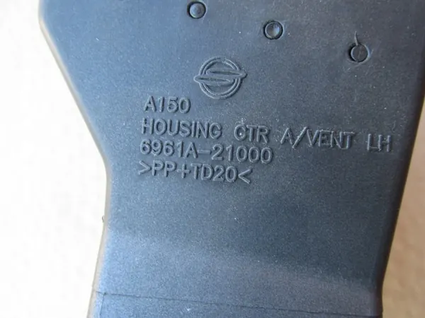 SsangYong Rodius II ES Turismo 2015 linker midden ventilatierooster OEM 6961A21000 image 5